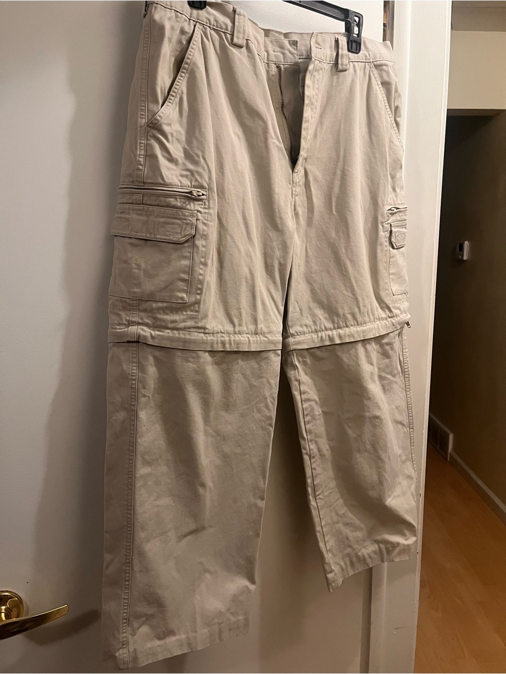 Magellan Outdoors Convertible Cargo Pants - Beige/Tan